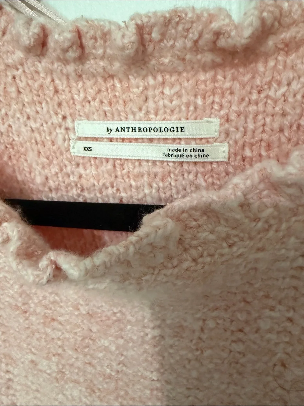 Anthropologie soft pink
